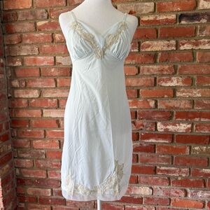 Vintage Baby Blue Women's Slip Dress
